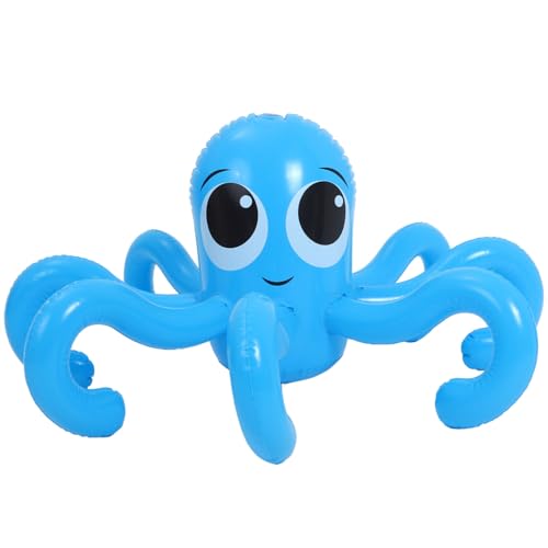 1stk Aufblasbares Octopus- Garten-wassersprinkler- Sommer-Spray-wasserspielzeug Sprinkler- Für Wasserparks Outdoor-wassersprühspielzeug Blue PVC JOINPAYA von JOINPAYA