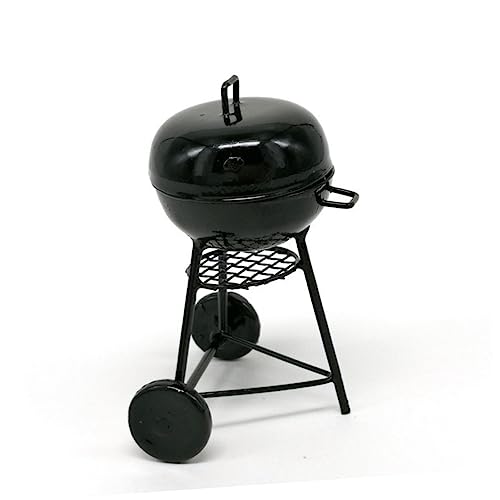 JOINPAYA Mädchen Spielzeug Set Puppenhaus Miniatur Grill Metall Barbecue Ornament Mini Camping Szene Prop Bohrer Figuren von JOINPAYA