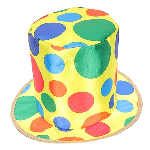 Clown-Hut Zaubererhut Clownkostüm Für Herren Clownhut Clown-zubehör Clown-Cosplay-kostüme Clown Verkleiden Sich Hut Clown-kostüm-Hut Karnevalshüte Cosplay -Hut Kappen Polyester JOINPAYA von JOINPAYA