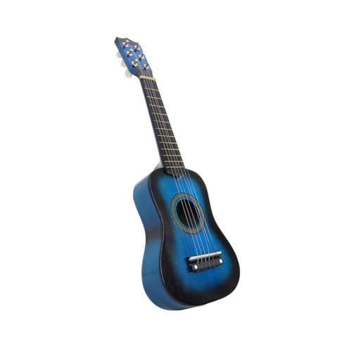 Gitarrenspielzeug Für Kindergitarren -Gitarre Anfänger Kindergitarre Gitarre Für Kleinkinder Instrument Gitarre Musikalisches Gitarrenspielzeug Blue Hölzern JOINPAYA von JOINPAYA