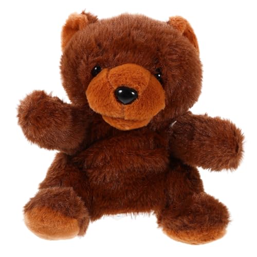 Handpuppe Bär Handpuppe Für Kinder Geschichte Zeit Tierpuppe Kindertierpuppe Cartoon-tierspielzeug Pädagogische Handpuppe Handpuppen Für Babys Plüsch Handpuppe Pp Baumwolle Brown JOINPAYA von JOINPAYA