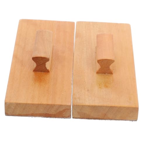 JOINPAYA 1 Paar Percussion Instrument Holz Sand Block Holz Percussion Instrument Sand Block Spielzeug von JOINPAYA