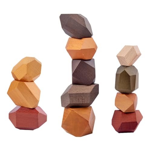 JOINPAYA 1 Rock- Bausteine ​​Spielzeug Stapelspiele Kleinkinder Kinderspielzeug Kinder entwicklung kindliche entwicklung Kid Toys Spielbausteine ​​aus Holz Kinder bausteine hölzern von JOINPAYA