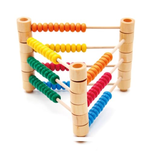 JOINPAYA 1 STK Rechenabakus Aus Holz Kinder-abakus-Spielzeug Studenten Abakus Pädagogisches Zählspielzeug Früherziehungsbedarf Abakus Babyspielzeug Lernen Abakus Spielzeug Bambus Colorful von JOINPAYA