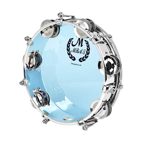 JOINPAYA 1 Satz 10 Zoll Handtrommel Musikalisches Tamburin Glocke Handtrommel Mini-trommelspielzeug Jazztrommel Für Kinder Musik Handtrommel Juguetes Adultos Orff Handtrommel Abs von JOINPAYA