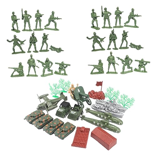 JOINPAYA 1 Satz 120 Stück Soldatenfigur Raketenspielzeug Kinderspielzeug Studio Set Soldaten Set Jungenspielzeug Soldatenmodell Plastik von JOINPAYA