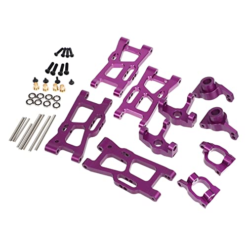 JOINPAYA 1 Satz 124019 Teile rc Auto ersatz Komponente für EIN RC-Haushaltsauto RC-Car-Komponente roststop rost Stop Zubehör reparieren Tragbare Spielzeugteile Aluminiumlegierung Violett von JOINPAYA