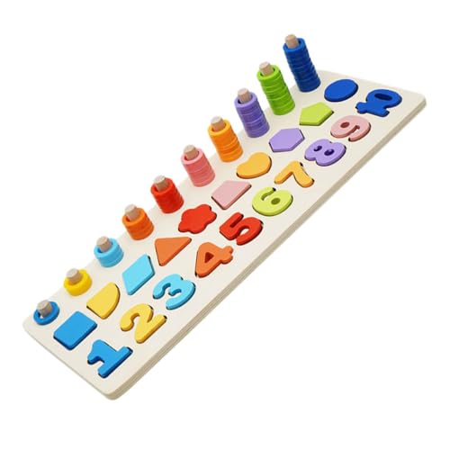 JOINPAYA 1set Jungen Und Mädchen Mathematik Lernen Spielzeug Holz Logarithmischen Bord Frühen Bildung Spielzeug Passende Spiel von JOINPAYA