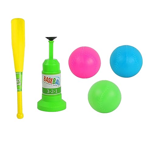 JOINPAYA Baseball-Spielzeug Für Kinder 5-teiliges Baseball-Set Für Kleinkinder Zum Üben Der Schlagfähigkeiten Zufällige Farbe von JOINPAYA