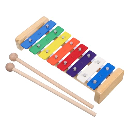 JOINPAYA 1 Satz Achtton Klavierspielzeug Aus Aluminium Xylophon Instrument Kognitives Spielzeug Musikspielzeug Erhellendes Musikspielzeug Xylophon Für Musik Xylophon Für Metall von JOINPAYA