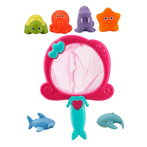 JOINPAYA 1 Satz Angeln Mini-tierspielzeug Badespielzeug Fürs Badezimmer Wasserspielzeug Badespielzeug Für Babys Für Die Babyparty Badespielzeug Für Plastik Rot von JOINPAYA