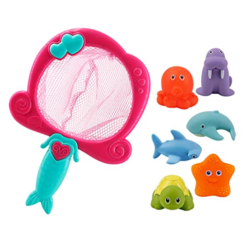 JOINPAYA 1 Satz Angeln Shower Toys Aqua Spielzeug Fun Bath Toy Badespielzeug für Meerjungfrauen Meeresschildkrötenspielzeug Mini-Tierspielzeug Badespielzeug für Kinder Plastik rot von JOINPAYA