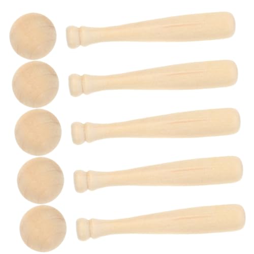 JOINPAYA Mini-baseballschläger-Set Aus Holz Unfertiges Spielzeug für Jungen und Mädchen Baseballschläger-bastelset Zum Bemalen von JOINPAYA