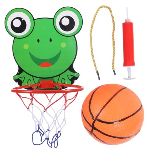 JOINPAYA 1 Satz Basketball-brettspielzeug Kinderspielzeug Wand-basketballständer Für Sportspiele Cartoon-basketballkorb Indoor-basketballkörbe Green Kunststoffrahmen von JOINPAYA