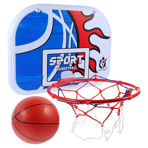 JOINPAYA 1 Satz Basketballspielzeug Für Die Wand Basketballbälle Netz Basketballkorb Drinnen Basketballkorb Im Freien Booster Basketball-minikorb Tragbar Pop Reifen Spielzeuge Blue von JOINPAYA