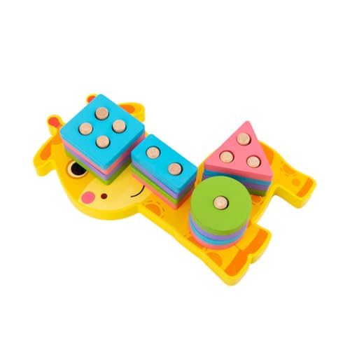 JOINPAYA 1 Satz Bausteine kinderzimmerdeko Room Decoration jucarii pentru copii boytoy Großrätsel für Kinder Puzzle-Spielzeug Früherziehungsspielzeug kognitive Spielsachen hölzern von JOINPAYA