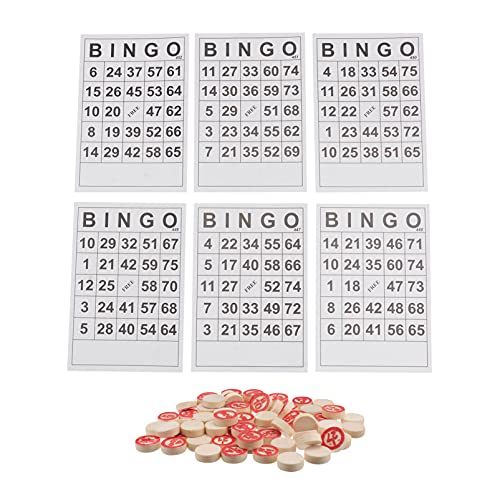 JOINPAYA 1 Satz Bingo-Spiel Spielzeuge Russisches Schachspielzeug Logisches Bingo-schachspiel Logisches Schachspiel- Schachspielspielzeug Spiel Schach Bingo Schach Papier Weiß von JOINPAYA