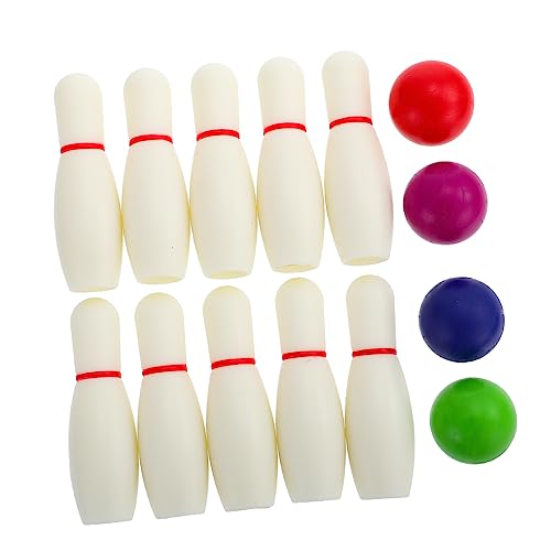 JOINPAYA 1 Satz Bowling Tischsportspielzeug Spielzeug Für Kinder Lustiges Lernspielzeug Spielen Kegelspiel Für Kleinkinder Puzzle-Spielzeug Desktop-Spielzeug Gehirnspielzeug Harz von JOINPAYA