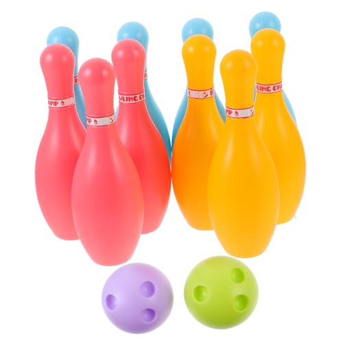 JOINPAYA 1 Satz Bowlingkugel Spielzeug Bowling-Spielzeug Bowlingspiel Im Freien Indoor-Spielzeug Für Kleinkinder Kinder Indoor-Spielzeug Bowlingspiele Für Kinder Drinnen Plastik von JOINPAYA