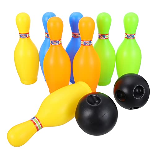 JOINPAYA 1 Satz Bowlingkugel Spielzeug Lernspielzeug für Kinder Bowlingspielzeug für den Außenbereich Kinder Bowling Set Kinder kegelspiel kinderspielzeug Spielzeug Bowling-Spielzeug von JOINPAYA