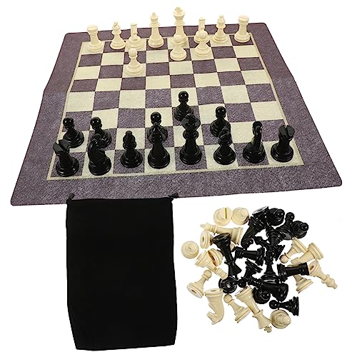 JOINPAYA 1 Set Von Kunststoff Schachbrett Pädagogisches Schach Spielzeug Jungen und Mädchen Schach Spiel Tragbare Schachbrett Kit von JOINPAYA