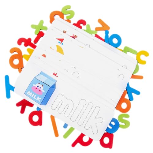 JOINPAYA 1 Satz Denkspiel Kinder Puzzle rätselbuch Kinder knobbel Spiele Worträtsel Rechtschreibspielzeug pädagogisches Werkzeug für Kinder Wortbuchstabierspielzeug Kleinkind rätsel hölzern von JOINPAYA