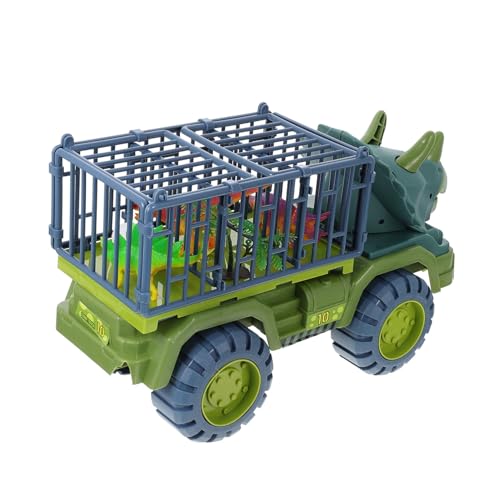 JOINPAYA 1 Satz Dinosaurier Ziehen Auto Zurück Auto Spielzeug Hinteres Auto Verwandelndes Dinosaurierauto Dinosaurier-Modell Trägheit Dinosaurier Baggerspielzeug Für Jungen Plastik Green von JOINPAYA