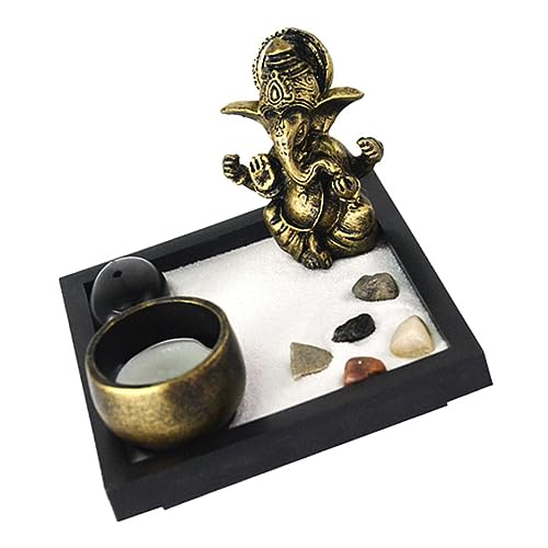 JOINPAYA Miniatur-Zen-sandtisch-Ornament-Statue für Wohnkultur Meditationsschmuck von JOINPAYA