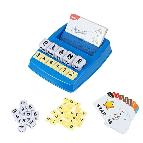 JOINPAYA 1 Satz Englische Spiele Entwickelt Alphabet Spielzeug Wörter Lernspielzeug Mathe Flash Karten Puzzle Lernspielzeug Lernspielzeug Mathematik Spielzeug Buchstaben von JOINPAYA