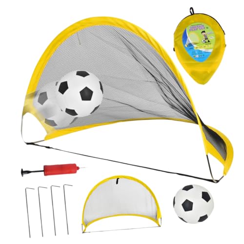 JOINPAYA 1 Satz Ersatznetz Für Fußball Fußballtür Spielzeugfußball Mini-Spielzeug Fußballspielnetz Fußballtor Fußballnetz Fußball-tür-Spielzeug Yellow von JOINPAYA