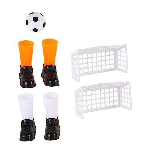 JOINPAYA 1 Satz Finger Fußball interaktives leuchtspielzeug Glowing Toy Foosball glowingtoy Mini Spiel Mini- interaktives Fußballspielzeug Fußballbrett- Plastik von JOINPAYA