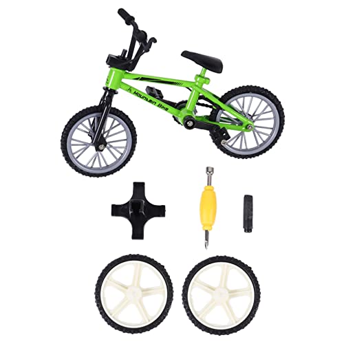 JOINPAYA 1 Satz Fingerrad Fahrradspielzeug Modell Mini-fingerbike Desktop-Bike Mini-MTB Finger Fahrrad Simulationsfahrrad Finger-Mini-Fahrrad Fingerfahrräder Aluminiumlegierung Green von JOINPAYA