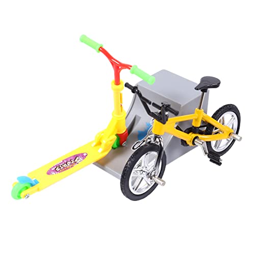 JOINPAYA 1 Set Fahrradmodell Aluminiumlegierung Kunststoff Fingerroller Spielzeug Freizeit Schreibtischspiel Entwicklung Der Flexibilität Von Jungen Und Mädchen von JOINPAYA