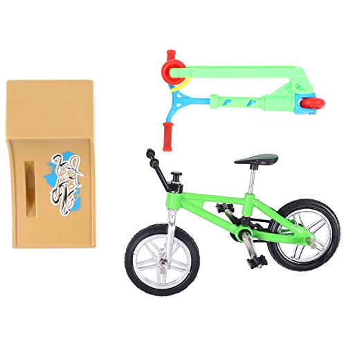 JOINPAYA 1 Satz Fingerrad Mini- Mini-Skateboard Sportroller Mini-Fahrrad für kinderspielzeug Sportspielzeug mit Fingerspitzen Fingerbike mit Rampe Plastik von JOINPAYA