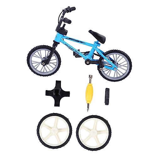 JOINPAYA 1 Satz Fingerrad Roboter Kinderspielzeug Spielzeugauto zappeln ferngesteuertes Auto für Toys plastikenten Finger Fahrrad Modell Aluminiumlegierung Blue von JOINPAYA