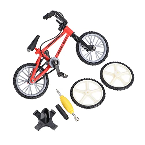 JOINPAYA 1 Satz Fingerrad für kinderspielzeug Kid Toys handwerkskunst wohnungsdeko Fingerfahrräder Finger Fahrrad Desktop-Bike Fahrradspielzeug Mini-Fingerbike Plastik rot von JOINPAYA