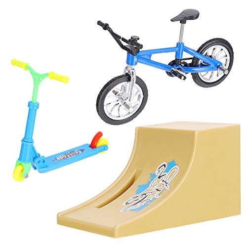 JOINPAYA 1 Satz Fingerrad für kinderspielzeug fingerspielzeug Finger Bike Mini-Board Roller für Finger Fahrradrampe zum Stressabbau Plastik Blue von JOINPAYA