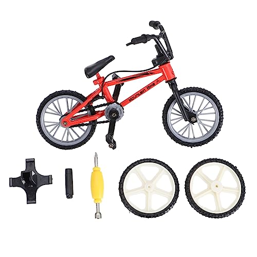 JOINPAYA 1 Satz Fingerrad für kinderspielzeug wohnungsdeko Mini Mountainbike Geburtstagsgeschenke Modell Mini-Fingerbike Fingerfahrräder Aluminiumlegierung rot von JOINPAYA