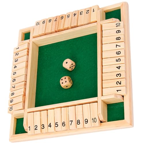 JOINPAYA 1 Satz Flop Getränke Requisiten Planke Spiele Jumbo Sequenz Brettspiel Zahl Brettspiel Aus Holz Kreative Spielstütze Lustiges Würfelspiel Zahlenwürfelspiel Aus Holz Flanell Green von JOINPAYA