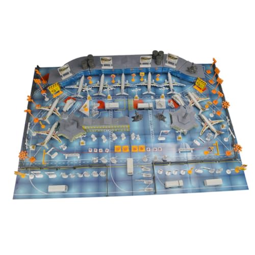 JOINPAYA 1 Satz Flughafen-Szene eingestellt flugspielzeug Flugzeuge- für Airplane Model Airplane Toy Modell Ebene Simulation Flugzeug Flugzeugspielzeug PVC von JOINPAYA