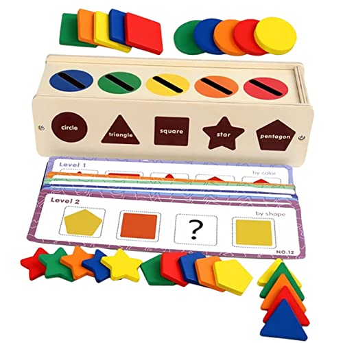 JOINPAYA 1 Set Kinder Pädagogisches Spielzeug Holz Form Sortierung Disc Box Für Kleinkinder Vorhanden von JOINPAYA