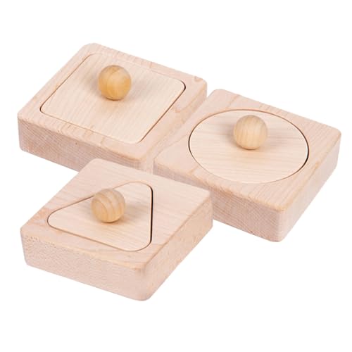 JOINPAYA Spielzeug Für Jungen Passende Formen Lernspielzeug Holzpuzzle Spielzeug Für Jungen Und Mädchen Geometrische Formen Sortierblöcke Holzklötze von JOINPAYA