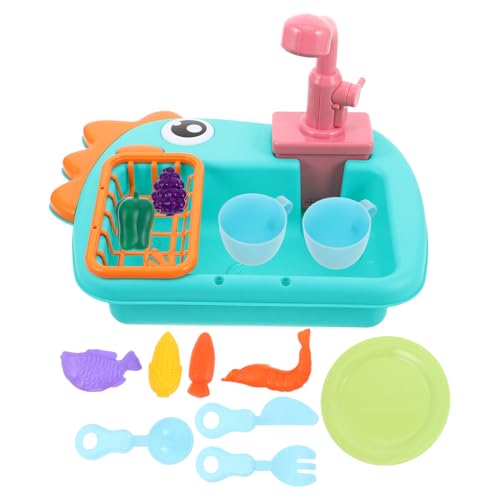 JOINPAYA Detaillierte Kinder Küche Utensil Pretend Play Waschbecken Spielzeug Fließendes Wasser Kleinkind Spielen Waschbecken Spielzeug Set von JOINPAYA