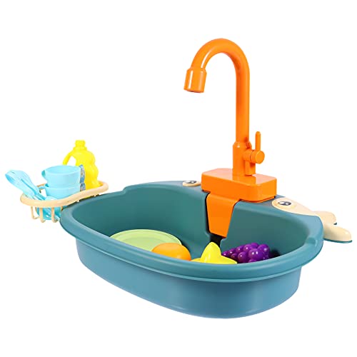 JOINPAYA 1 Satz Geschirrspüler küchenspielzeug für Kitchen Toys for sankastenspielsachen Wasserhahn pädagogisches elektrisches Spielhaus aus Kunststoff Plastik Blue von JOINPAYA