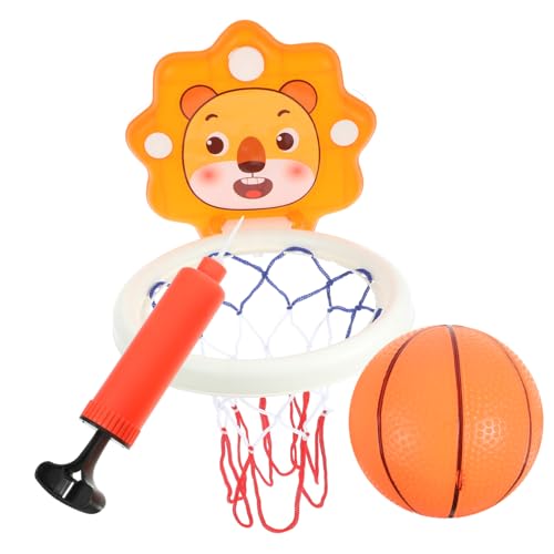 JOINPAYA 1 Satz Hängender Basketballständer Cartoon-Basketballkörbe Basketballkorb für Kinder Mini-Sportspiele Spielzeug für Sportspiele Basketballkorb-Türbehang Plastik Orange von JOINPAYA