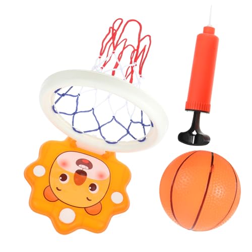 JOINPAYA 1 Satz Hängender Basketballständer Tür Spiel Reifen Schwimmbad Basketballständer für Jungen Basketballkorb drinnen Cartoon-Basketball-Rahmen Wand-Basketballständer Plastik Orange von JOINPAYA