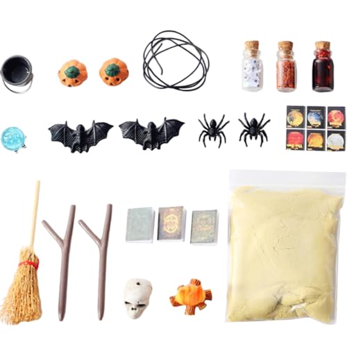 JOINPAYA 1 Satz Halloween-Dekorationsmodell Retro Miniaturen Bandana Sabber Lätzchen Bola Reize bot Halloween Party Dekoration Halloween-Partyzubehör Halloween-Mikrolandschaft Plastik von JOINPAYA