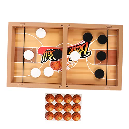 JOINPAYA 1 Satz Hüpfendes Schach Partyzubehör Hockey-tischspiel Partybedarf Schach Familienbrettspiele -brettspiel Brettspiele Schnelles Sling-Puck-Spiel Plastik von JOINPAYA