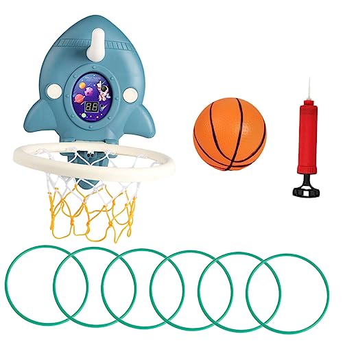 JOINPAYA 1 Satz Indoor-Basketballständer Toys mädchen Spielzeug Mini-Cartoon-Basketballständer Basketballständer für Jungen Basketballrahmen für Kinder Cartoon-Basketballkörbe Abs von JOINPAYA