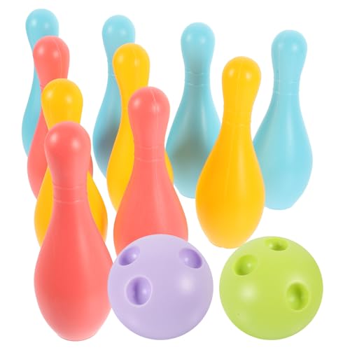 JOINPAYA 1 Satz Indoor- für Mini Spiel Bowling-Pins Kinderspielzeug Bowling geschirrset Indoor- Outdoor- für Plastik von JOINPAYA